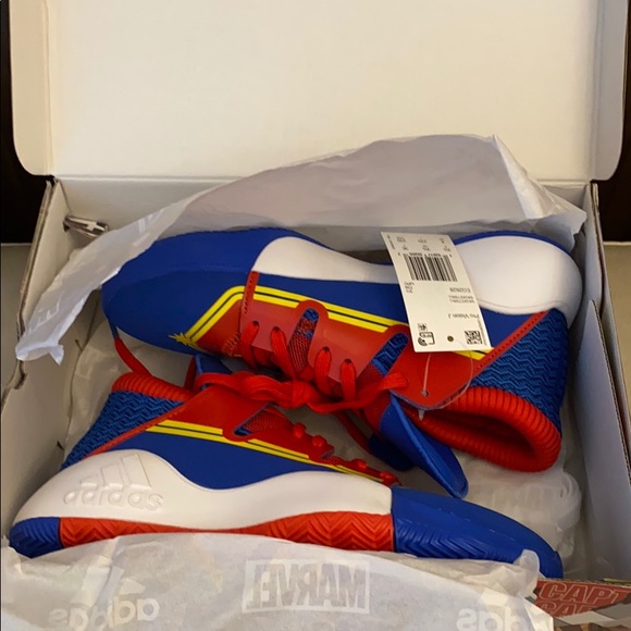 Adidas Captain Marvel’s Hi tops - Picture 12 of 14